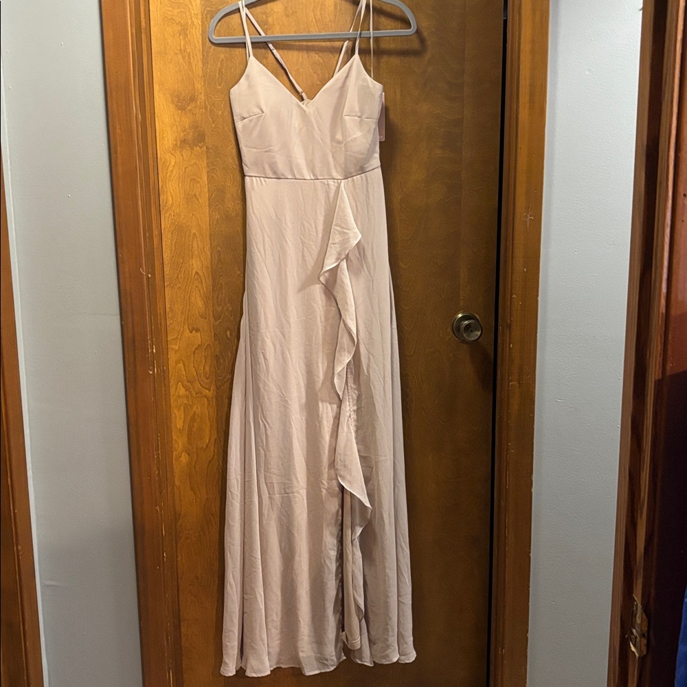 Birdy Grey Taupe Theresa Maxi Dress XS
